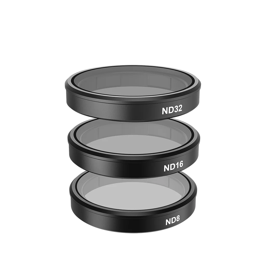 TELESIN Lens Filter Set for DJI Action 5/4/ 3 Camera Accessories, 4-Pack CPL ND32 ND16 ND8 Polarizing Neutral Density HD Filter Lens Protective Protector Cover for DJI Osmo (ND Filter) - Image 3