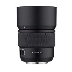 Samyang AF 75mm F1.8 Lens for Fujifilm X