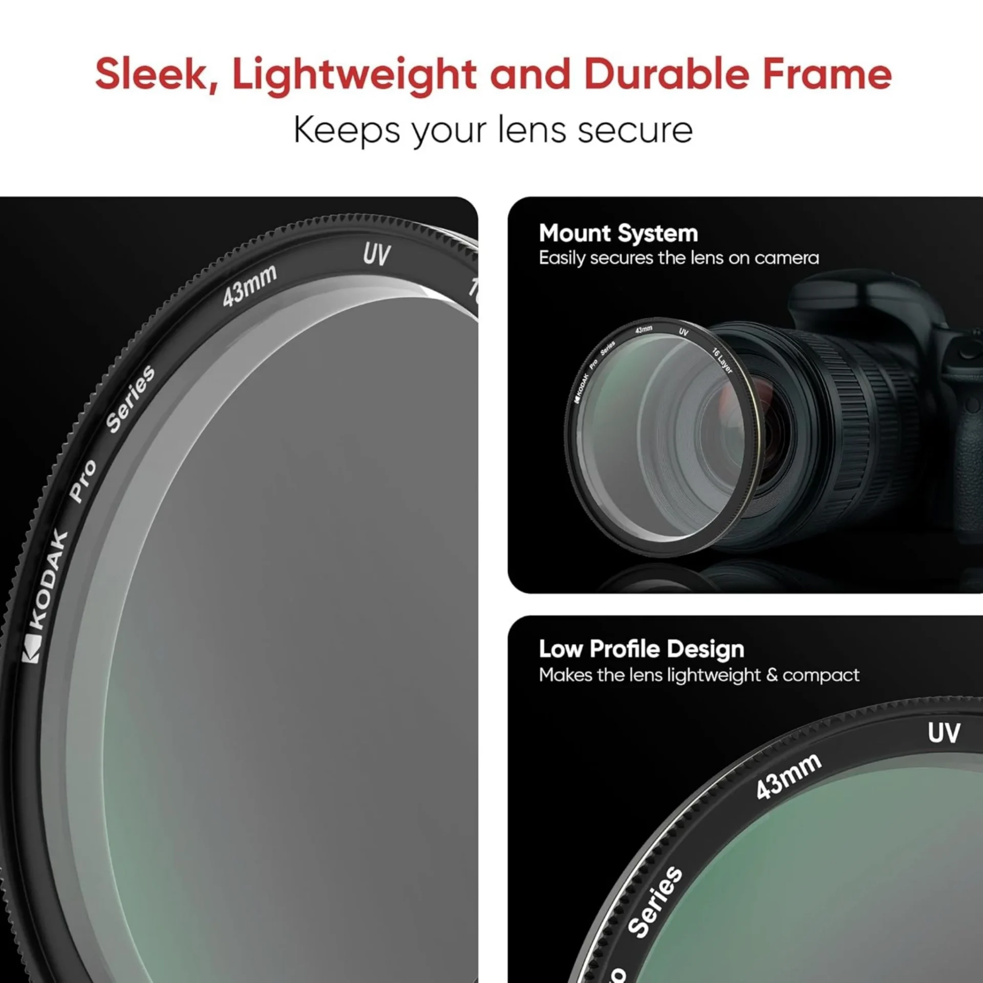 Kodak Pro Series 86mm 16 Layers UV Filter - Image 3
