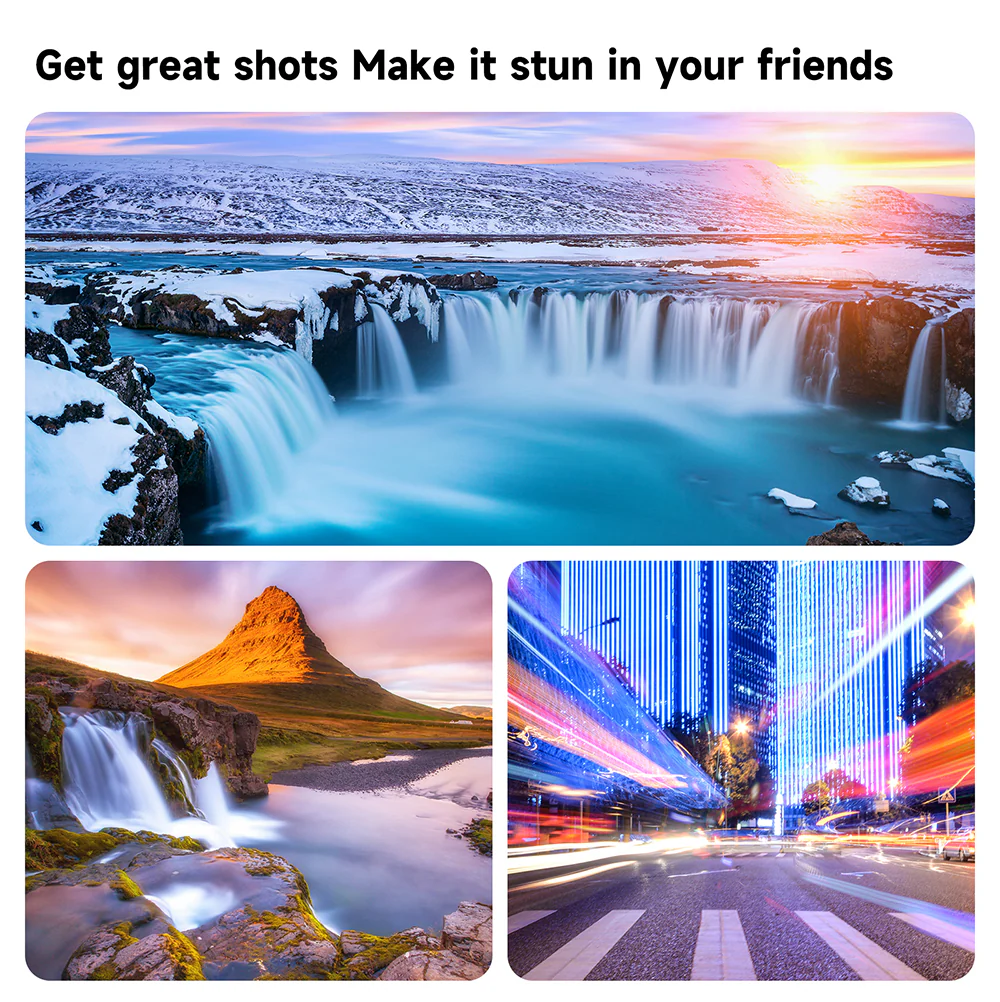 TELESIN Lens Filter Set for DJI Action 5/4/ 3 Camera Accessories, 4-Pack CPL ND32 ND16 ND8 Polarizing Neutral Density HD Filter Lens Protective Protector Cover for DJI Osmo (ND Filter) - Image 7