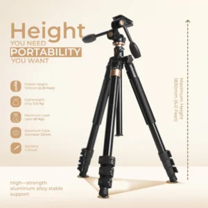 Digitek DTR 620 BH Professional Multiangle DV Tripod Cum Monopod