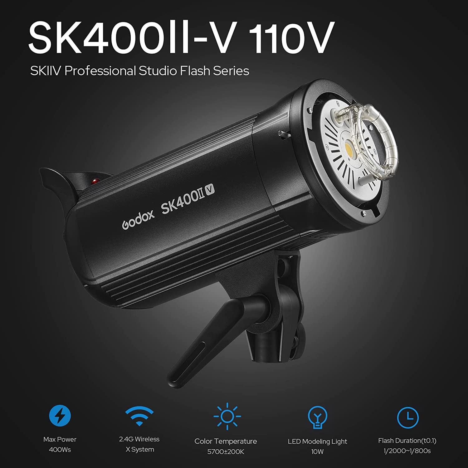 Godox SK400II-V Studio Flash Monolight (2-Light Kit) - Image 6