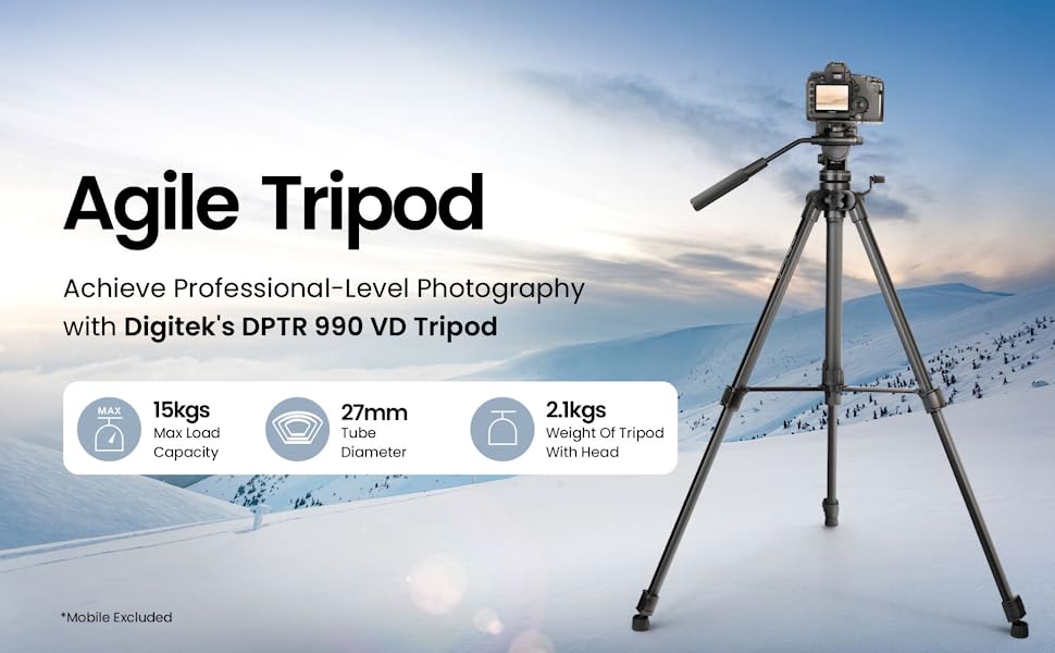 Digitek DPTR 990VD Platinum Tripod - Image 4