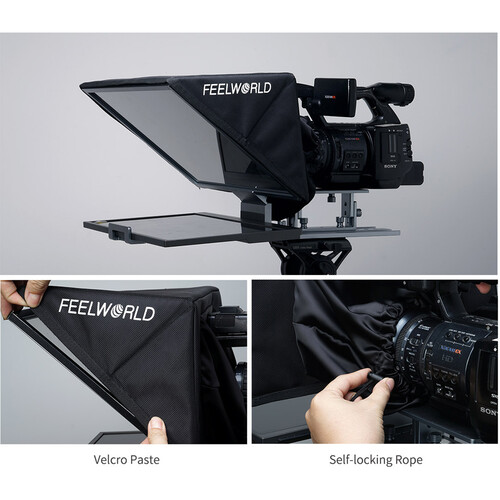 FeelWorld TP16 Folding Teleprompter with Remote Control for Tablets - Image 13