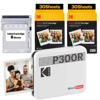 KODAK P300R Retro Mini 3 White ICRG260 (BNDL)