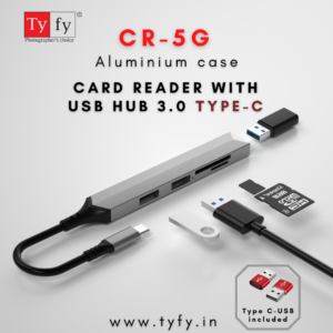 TyFy CR–5G HighSpeed USB Hub With Card Reader