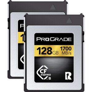ProGrade Digital 128GB CFexpress 2.0 Type B Gold Memory Card 2-Pack
