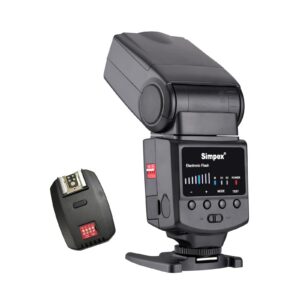 Simpex 648RX with in-built trigger, Universal Electronic Flash Speedlite