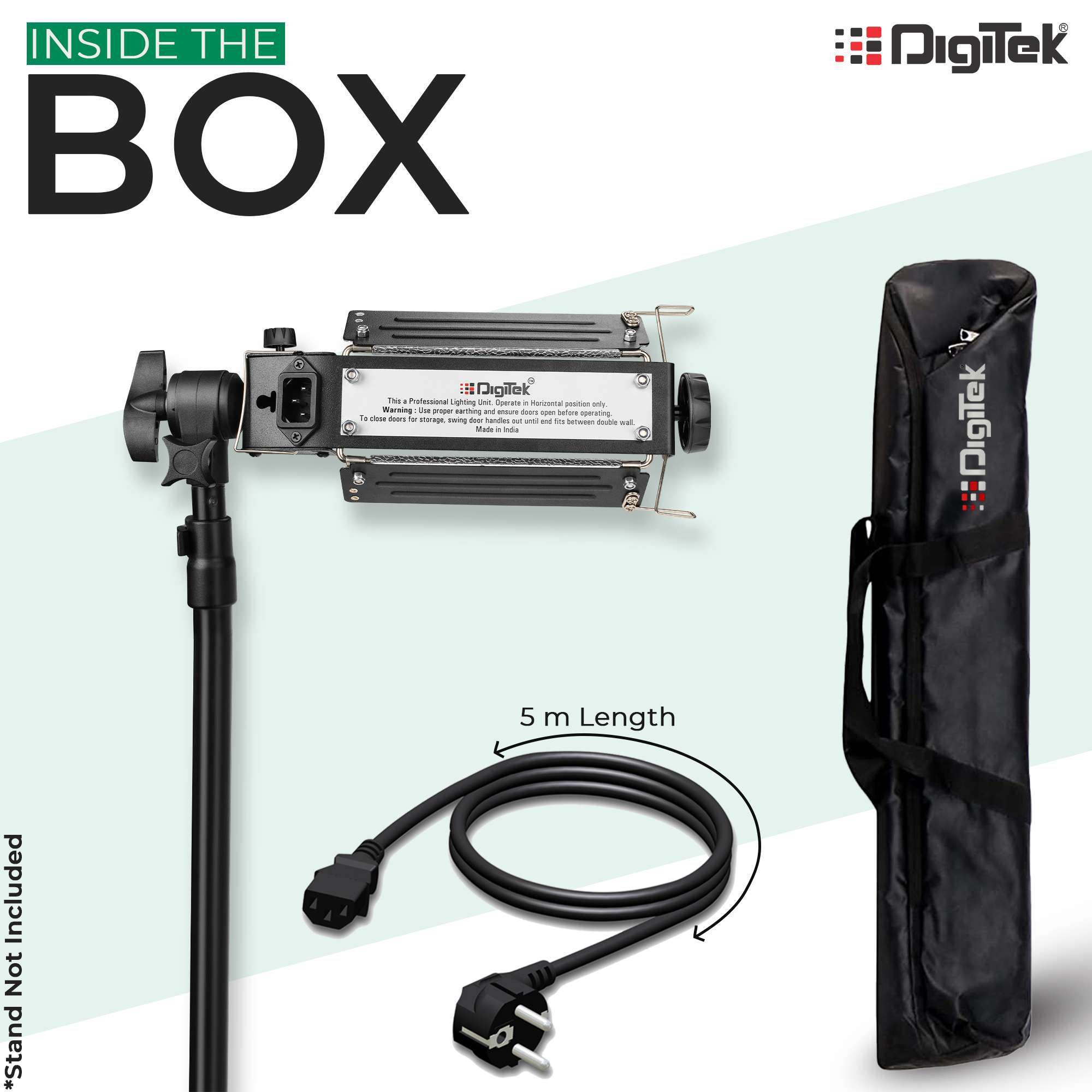 Digitek (DPL 003) Porta Light with 1000 Watt Halogen Tube - Image 3