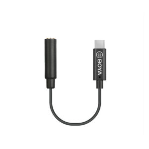 Boya K4 3.5mm TRS( Female) To Type- C (Male) Audio Adapter