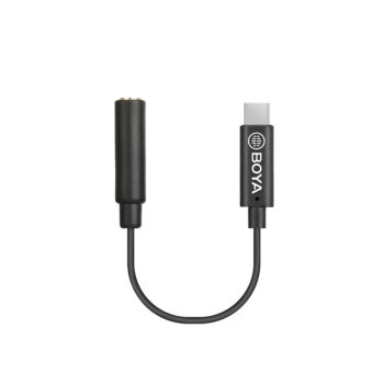 Boya K4 3.5mm TRS( Female) To Type- C (Male) Audio Adapter