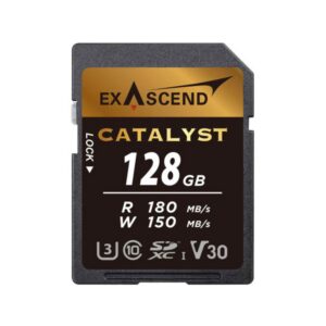 Exascend V30 128GB Catalyst UHS-I SDXC V30 Memory Card