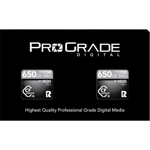 ProGrade Digital 650GB CFexpress 2.0 Type B Cobalt Memory Card 2-Pack - Image 2