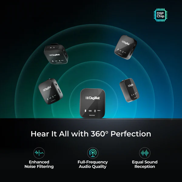 Digitek DWM-111 4 Channel Wireless Microphone System - Image 6