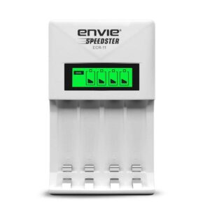 ENVIE Charger for (ECR 11 Fast Charger) AA & AAA Rechargeable Batteries