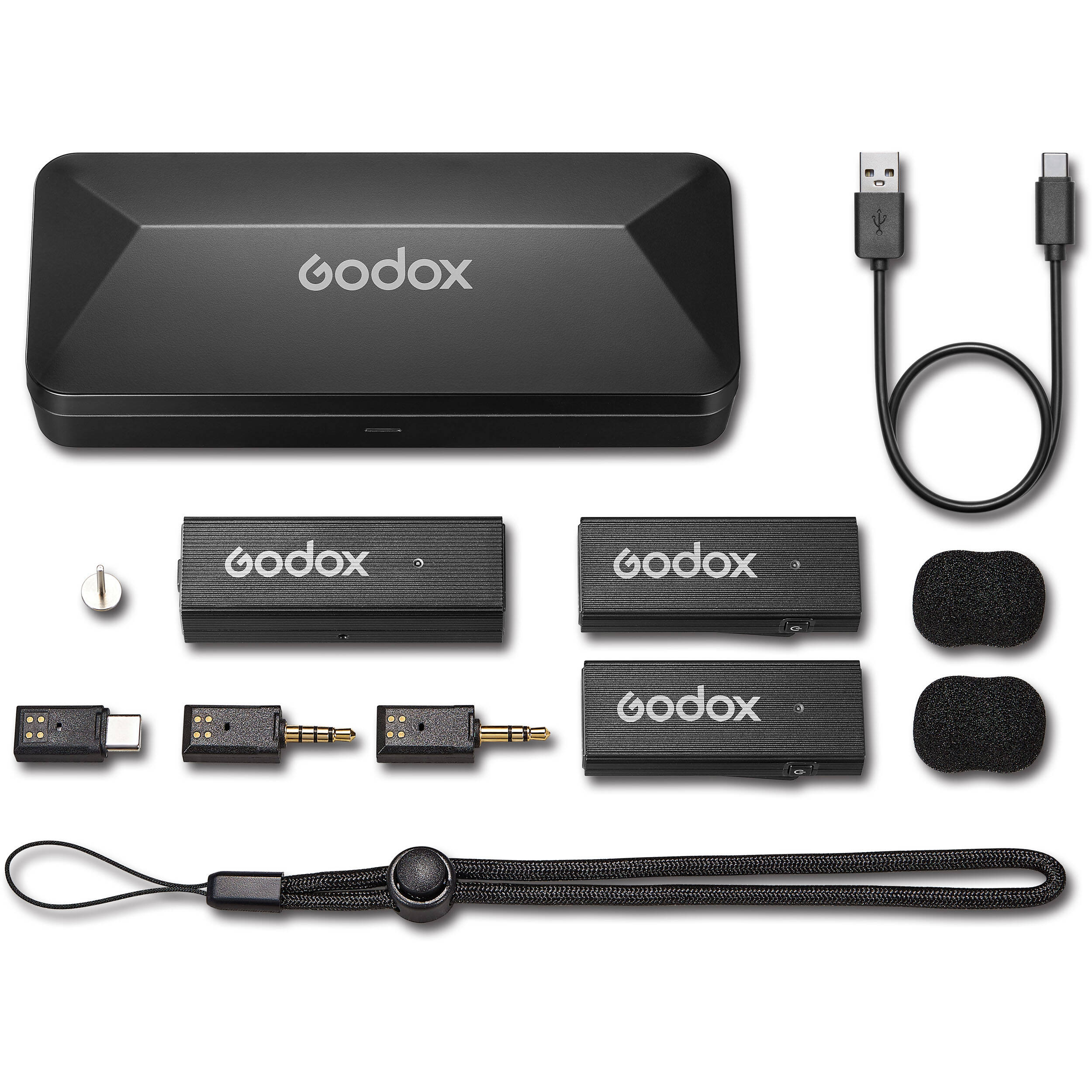 Godox MoveLink Mini UC 2-Person Wireless Microphone System for Cameras & Mobile - Image 2