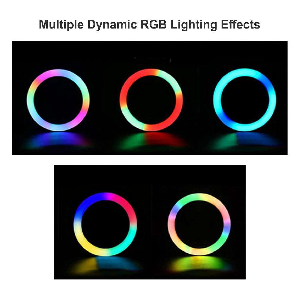 DIGITEK® (DRL-15C RGB) LED Ring Light 38cm (15 inch) RGB with Stand for YouTube - Image 5