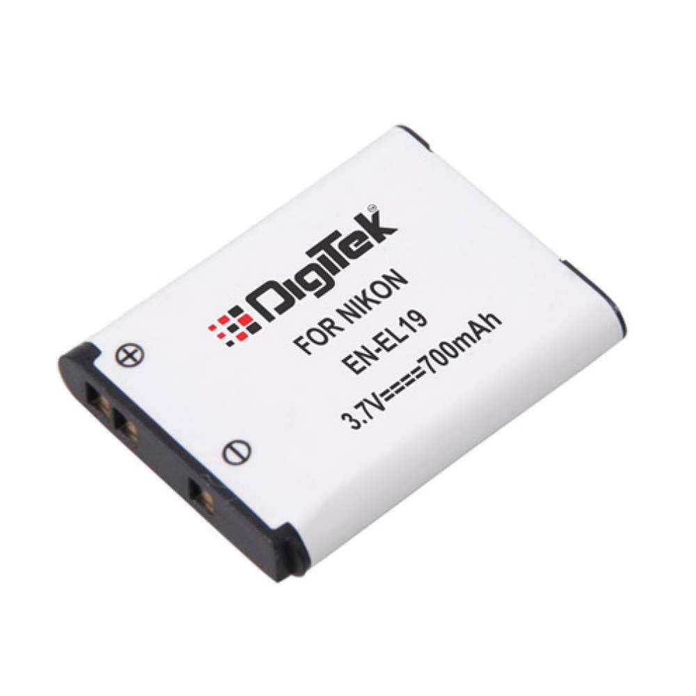 DIGITEK® (EN-EL19) 700 mAh Rechargeable Li-Ion Battery for Nikon