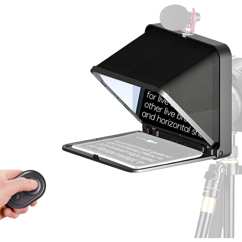 LENSGO TC7 Portable Teleprompter for Smartphones, Tablets & Select DSLR/Mirrorle - Image 2