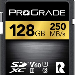 ProGrade Digital 128GB V60 UHS-II SDXC Memory Card