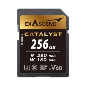 Exascend V60 256GB Catalyst UHS-II SDXC V60 Memory Card
