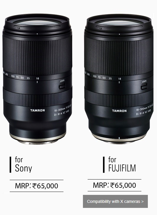 Tamron 18-300mm F/3.5-6.3 Di III-A VC VXD Lens Sony E (B061S) - Image 2