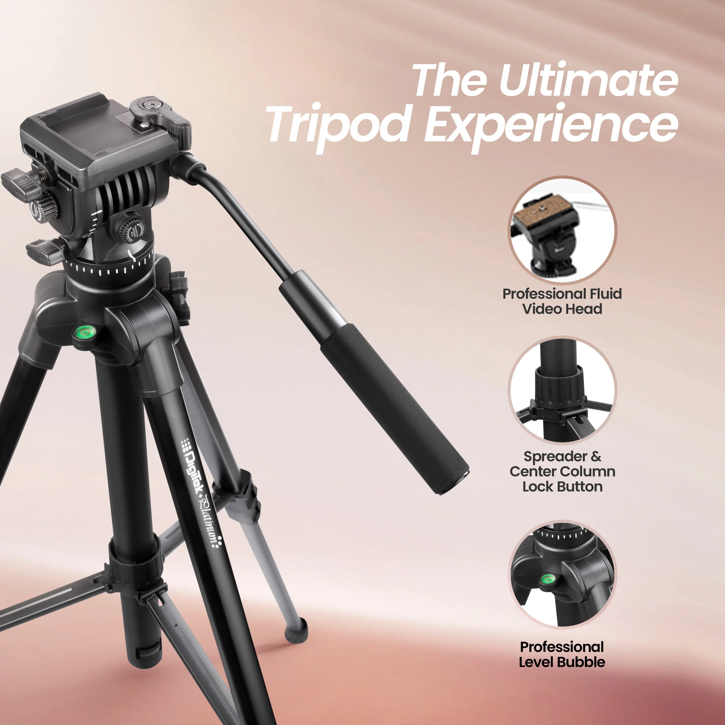 Digitek DPTR 990VD Platinum Tripod - Image 2