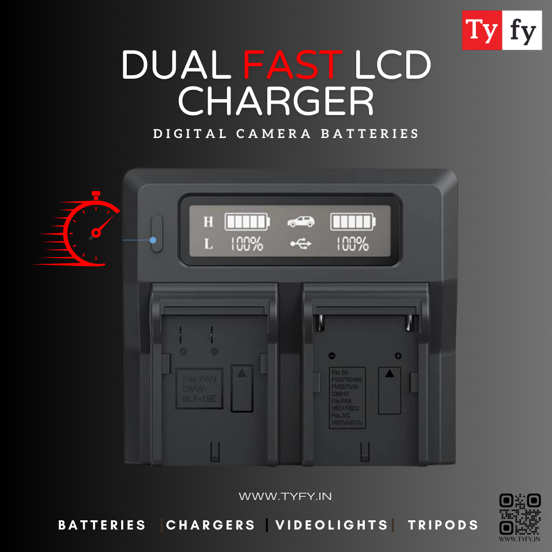 Tyfy Dual Fast LCD Charger