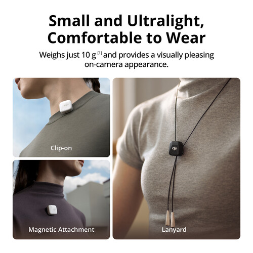 DJI Mic Mini 2-Person Compact Wireless Microphone System for Camera & Smartphone - Image 2