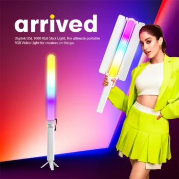 Digitek (DSL-1000 RGB) Stick Light Portable Handheld RGB LED Light Wand