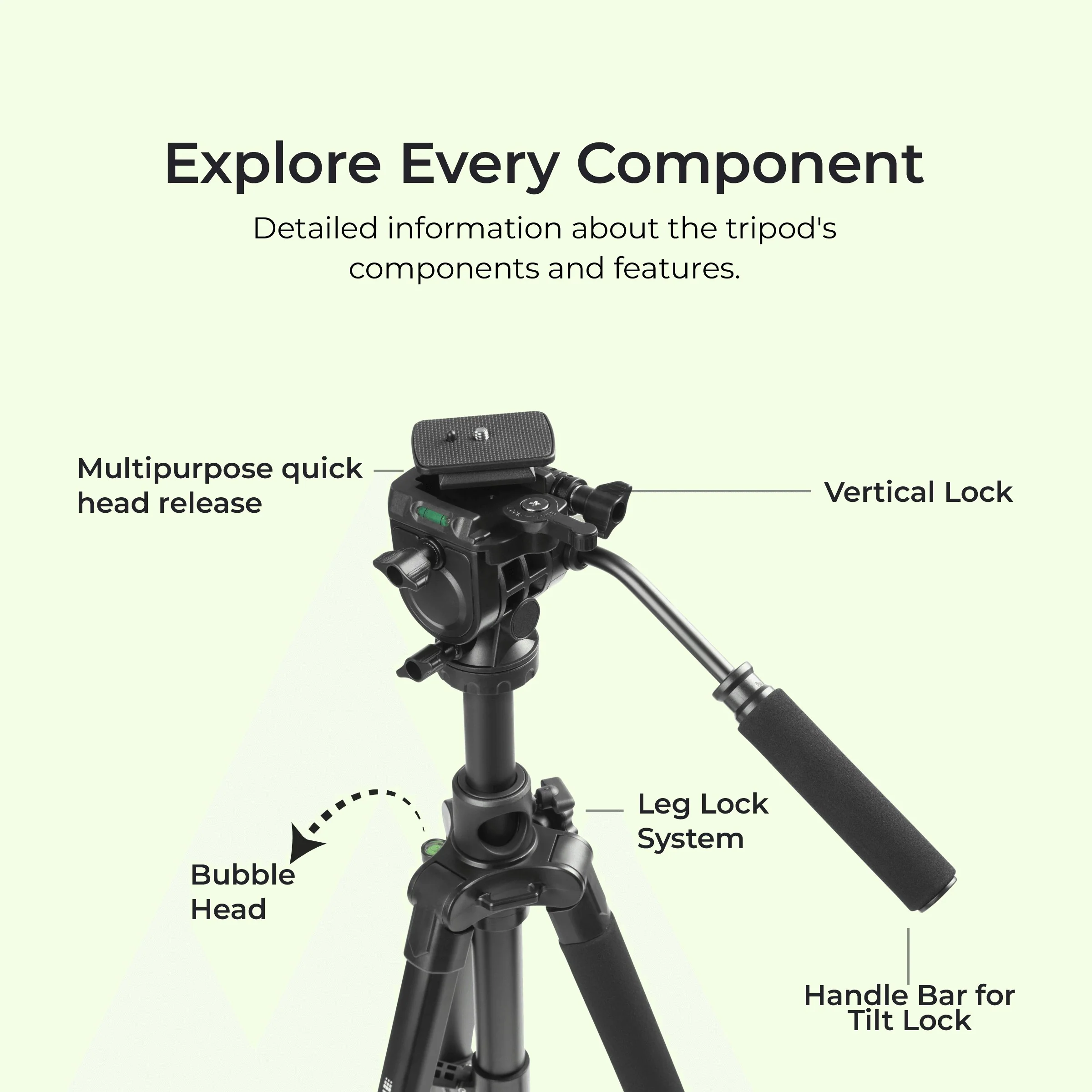 Digitek DPTR 895VD Professional Tripod - Image 8