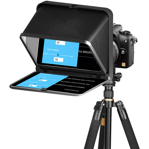 LENSGO TC7 Portable Teleprompter for Smartphones, Tablets & Select DSLR/Mirrorle - Image 6