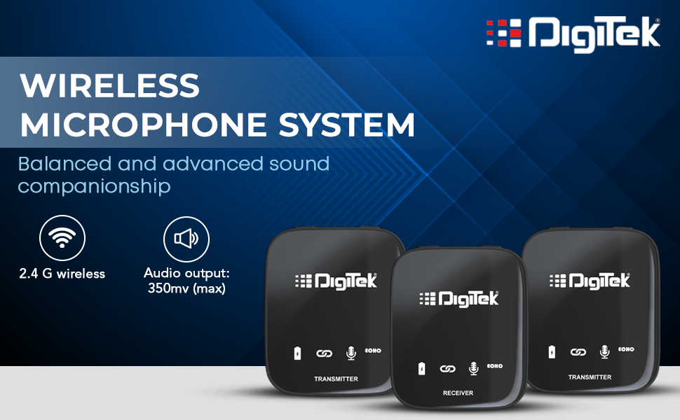 Digitek Wireless Microphone System DWM 101 Pro - Image 5