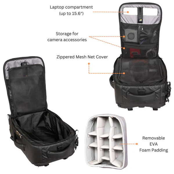 Kamron T-3 Trolley Backpack with Extension - Image 4