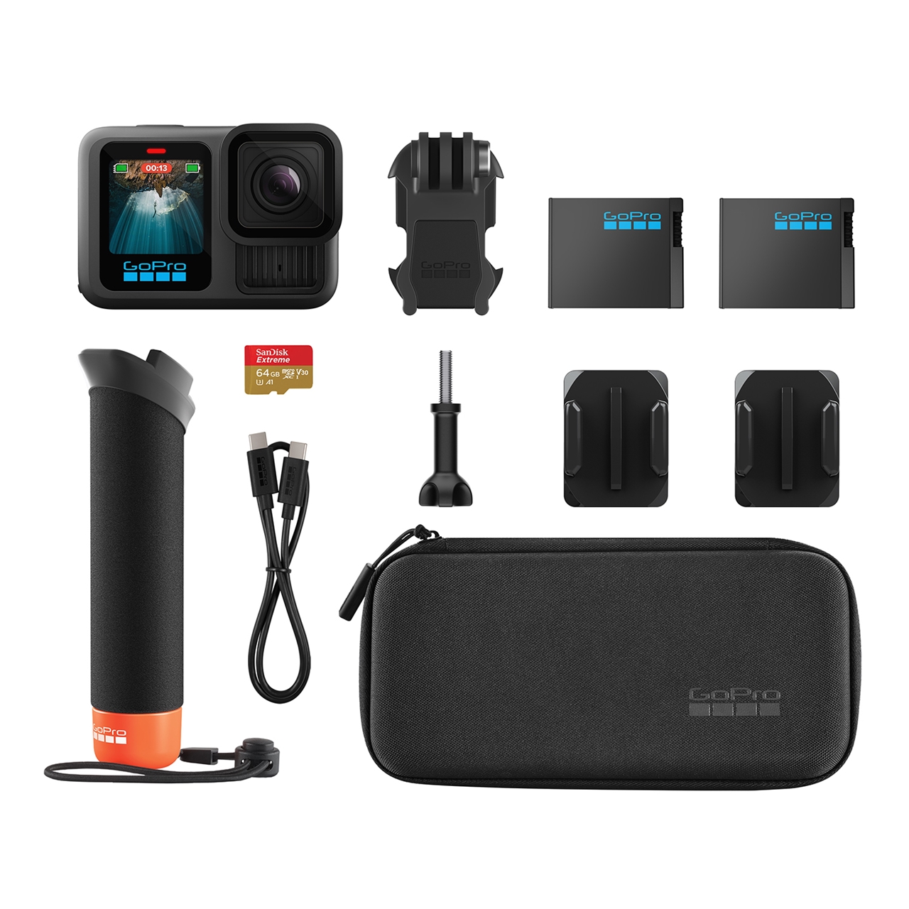 GoPro Hero13 Black Accessories Bundle Kit