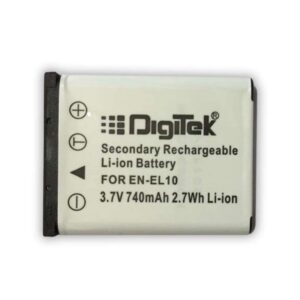 DIGITEK® (EN-EL-10) 740mAh Li-ion Rechargeable Battery for Nikon
