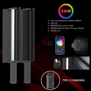 TyFy TLC-500 PRO In App Control RGB Stick Light