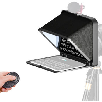LENSGO TC7 Portable Teleprompter for Smartphones, Tablets & Select DSLR/Mirrorle