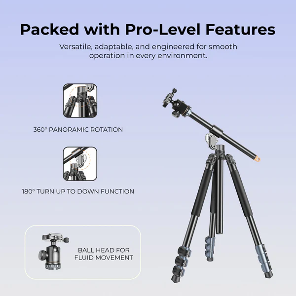 Digitek DTR 540 BH Professional Tripod - Image 2