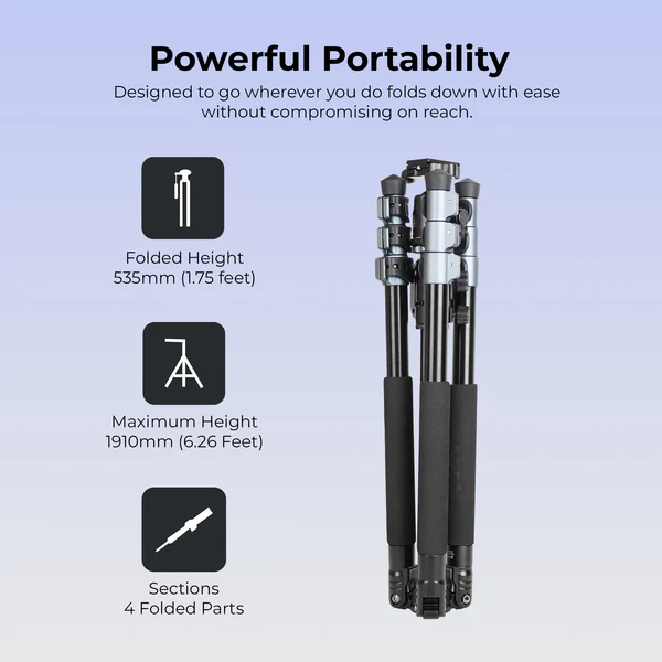 Digitek DTR 540 BH Professional Tripod - Image 4