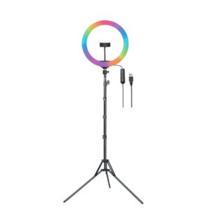 DIGITEK® (DRL-15C RGB) LED Ring Light 38cm (15 inch) RGB with Stand for YouTube