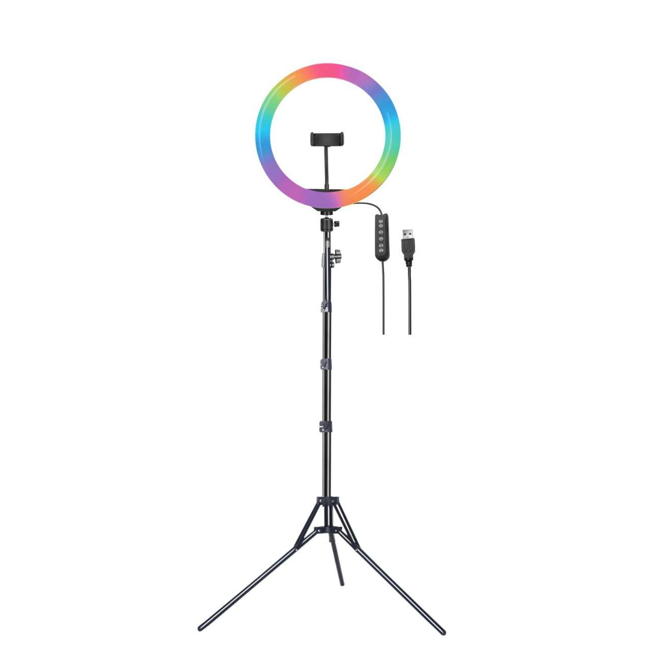 DIGITEK® (DRL-15C RGB) LED Ring Light 38cm (15 inch) RGB with Stand for YouTube