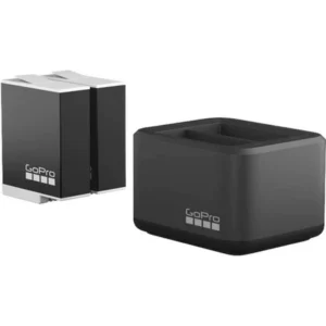 Gopro Dual-Battery Charger With Two Enduro Batteries For Hero9/10/11/12 Black