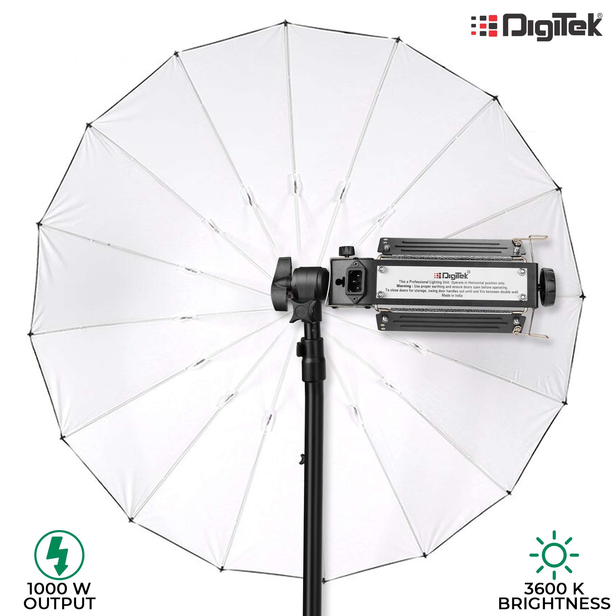 Digitek (DPL 003) Porta Light with 1000 Watt Halogen Tube - Image 6