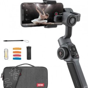 Zhiyun Smooth 5 Combo Gimbal Stabilizer, 3-Axis Handheld Smartphone Gimbal With
