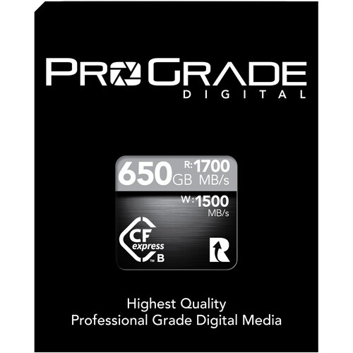 ProGrade Digital 650GB CFexpress 2.0 Type B Cobalt Memory Card - Image 2