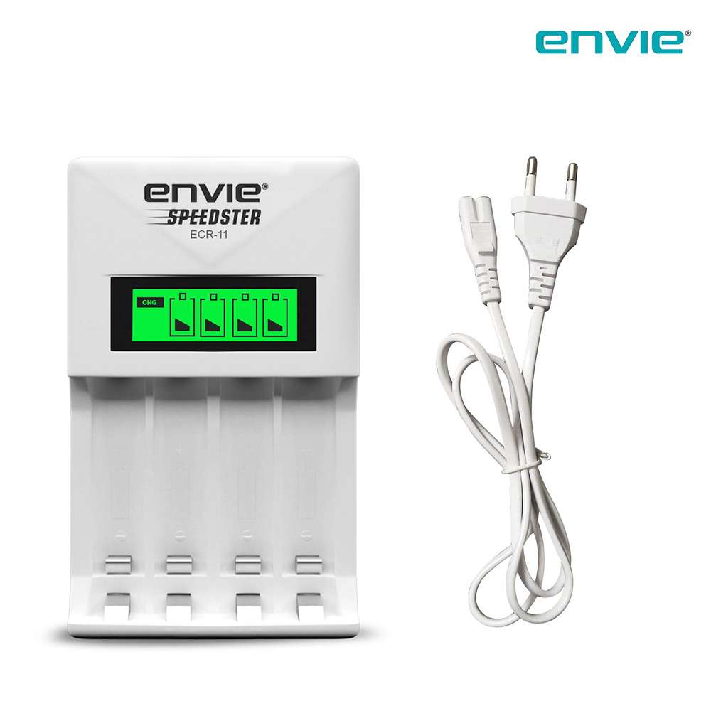 ENVIE Charger for (ECR 11 Fast Charger) AA & AAA Rechargeable Batteries - Image 3