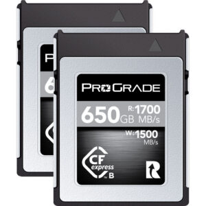 ProGrade Digital 650GB CFexpress 2.0 Type B Cobalt Memory Card 2-Pack