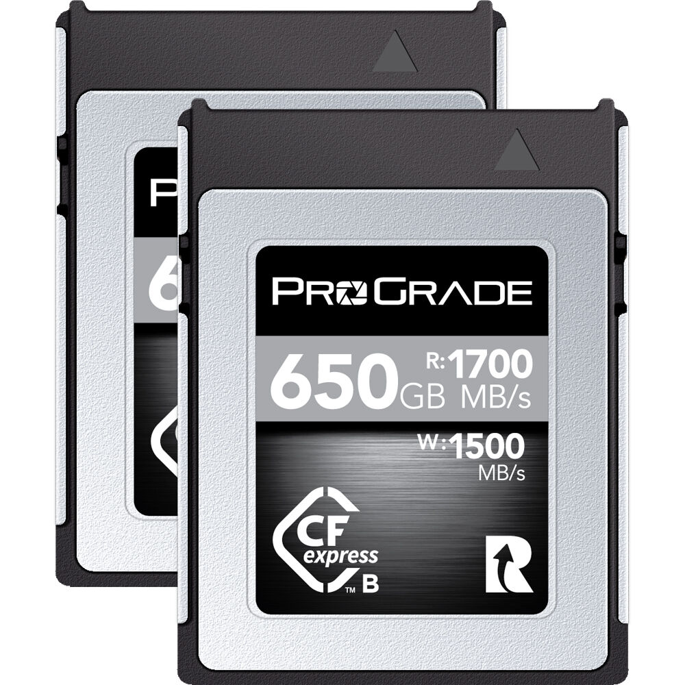 ProGrade Digital 650GB CFexpress 2.0 Type B Cobalt Memory Card 2-Pack