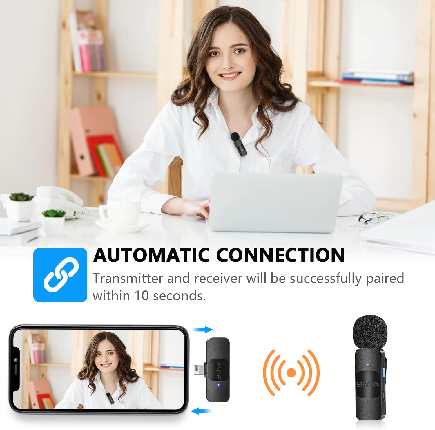 Boya Mic BY-V1 (Apple Lighting ) - Image 3